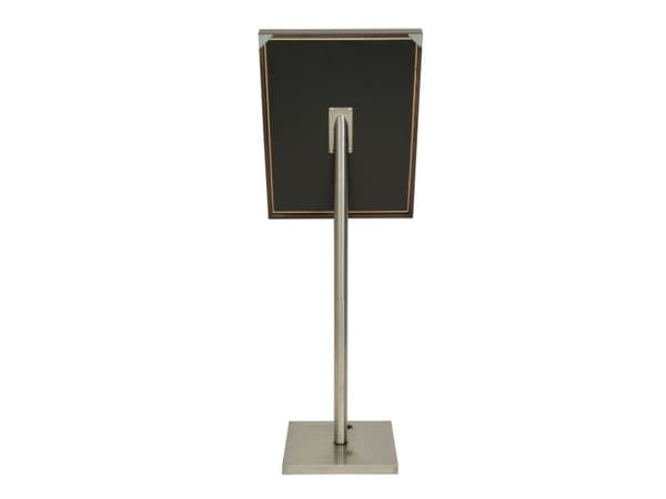 Securit® CLASSIC informationsdisplay i mørkebrun