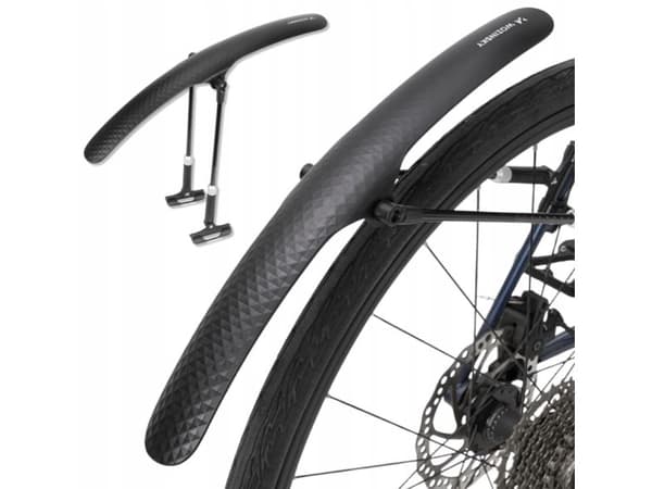 Wozinsky WBR-01 universal adjustable bicycle fender - black