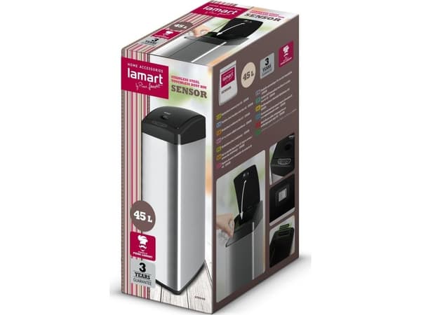 Søppelbøtte Lamart LT8049 berøringsfri 45L sensor