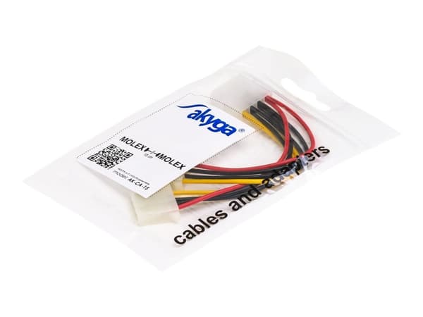 Akyga Molex - Molex x2, 0,15m, monivärinen (AK-CA-15)