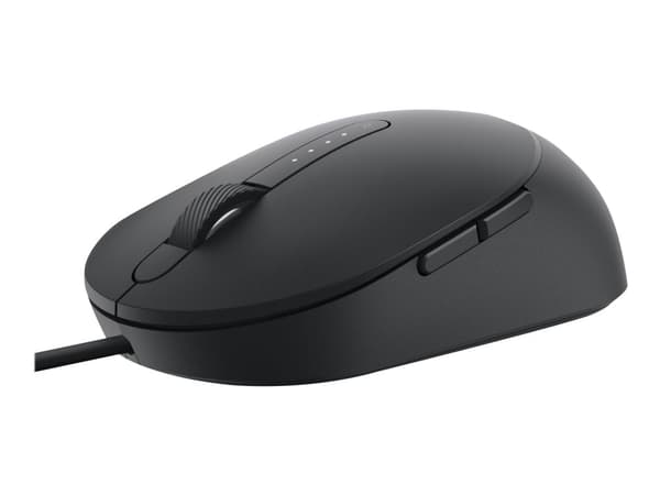 DELL MS3220, Ambidextrous, laser, USB Type-A, 3200 DPI, 2 ms, Svart