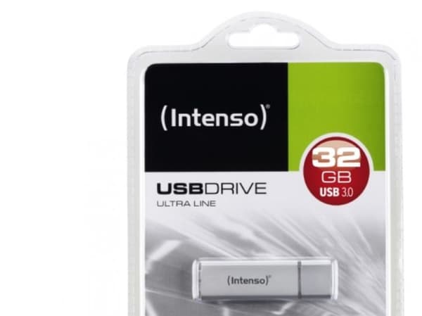 Intenso Ultra Line - USB-flashstasjon - 32 GB - USB 3.0 - sølv