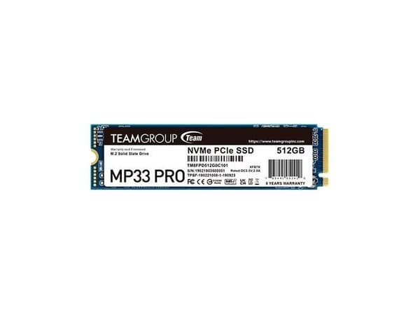 Team Group MP33 PRO, 512 GB, M.2, 2100 MB/s