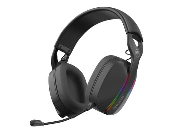 Marvo Pulz 70W, hodetelefoner, volumkontroll, sort, Tri-mode