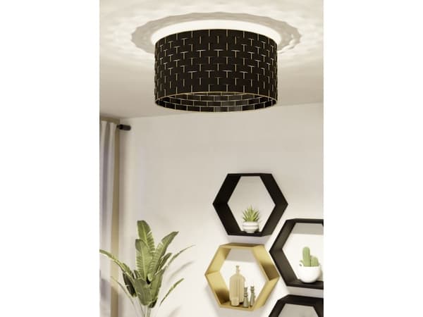 EGLO MARASALES LOFT E27 Ø480 SORT/BM