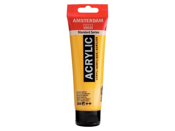 Amsterdam Standard Series akryl rør Azo Yellow Medium 269