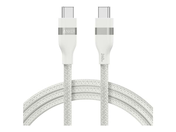 Anker A82E2, 1,8 m, USB C, USB C, USB 2.0, 0,48 Gbit/s, valkoinen