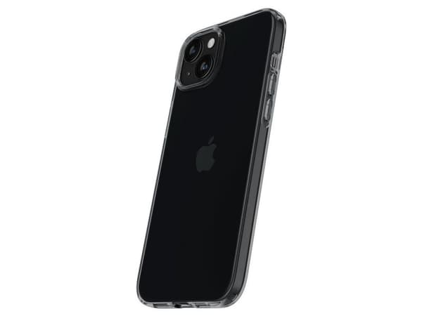 Spigen Crystal Flex-skal för iPhone 15 Plus - grå-transparent