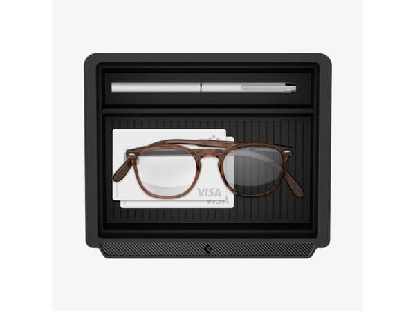 Spigen Tesla Sliding Console Organizer (Bottom), svart – Tesla Model 3 (2024)