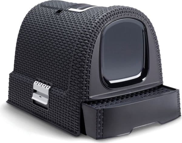 CURVER kattebakke - sort 40 x 38,5 x 51,5 cm