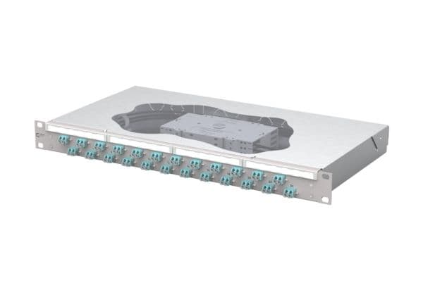METZ CONNECT 1504557724-E, LCD, OM3, 1U, Harmaa, Laatikko