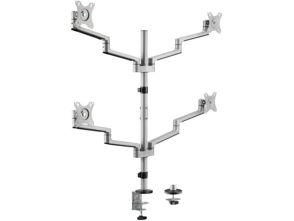 Monitorbraketter Quad 17-32 aluminium