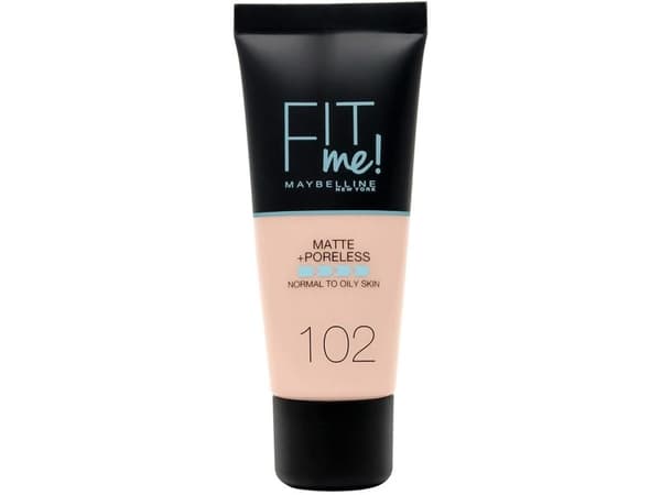 Maybelline - Fit Me Matte + Poreless Foundation - 102 Fair Light /Makeup /#102
