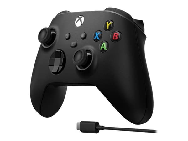Microsoft Xbox Wireless Controller + USB-C Cable - Spelkontroll - trådlös - Bluetooth - för PC, Microsoft Xbox One, Android, iOS, Microsoft Xbox Se...