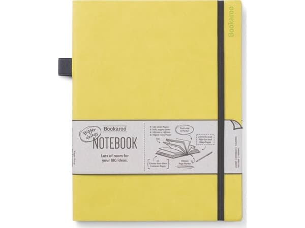 Bookaroo Journal notebook large - Lime green