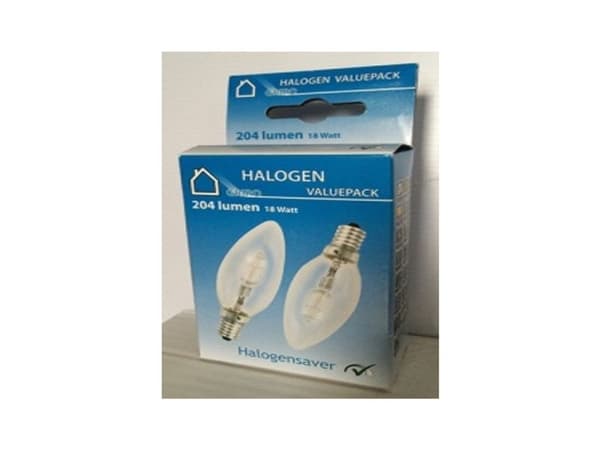 GRIPO halogen sparepære E14 18W Kerte 2stk - 1654675