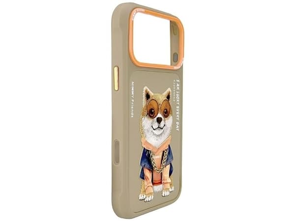 Nimmy Glasses Cool nag-deksel til iPhone 17 Pro - beige