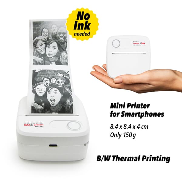 EasyPix Easypix InstantFUN P1 Pocket Printer fotoprinter