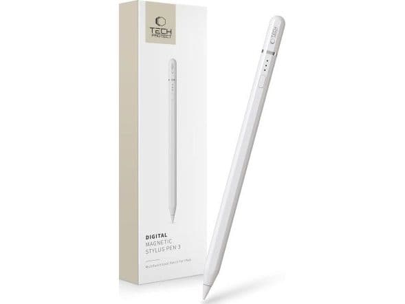 Tech-Protect digital magnetisk styluspenna 3 magnetisk för iPad - Vit