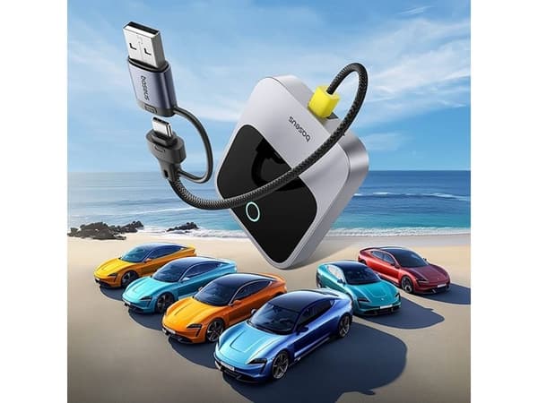 Baseus CarPlay-adapter Baseus SafeJourney-serien trådløs - grå