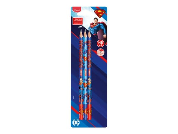 Maped Superman - Penna - HB (paket om 3)