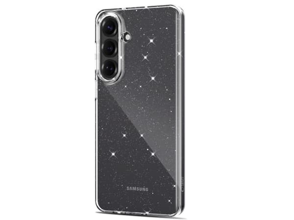 Tech-Protect FlexAir Case for Samsung Galaxy S26+ - Clear and Glitter