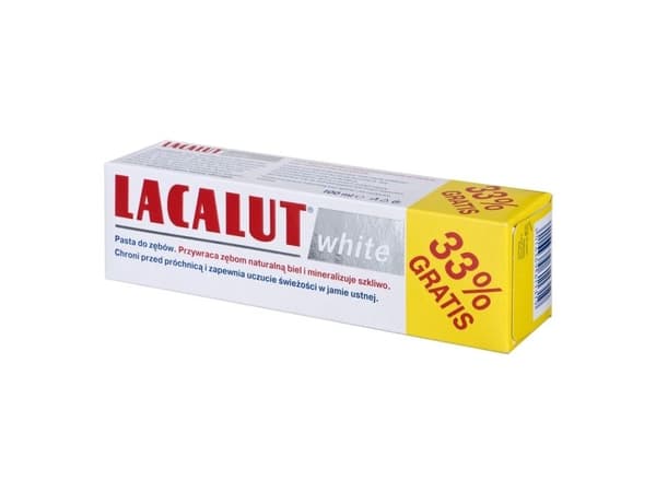 Lacalut tandkräm White blekande 75 ml