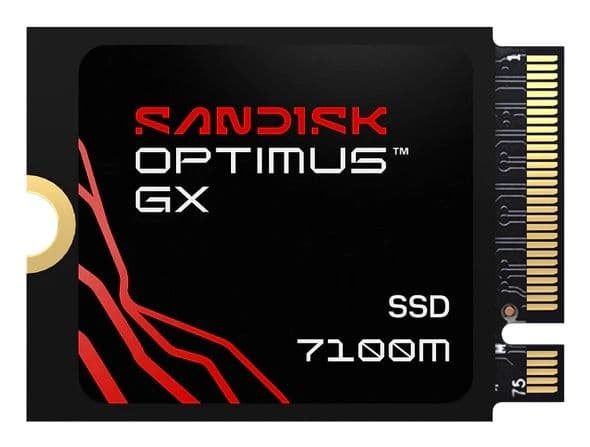 SanDisk Optimus GX 7100M, 2 TB, M.2, 7250 MB/s