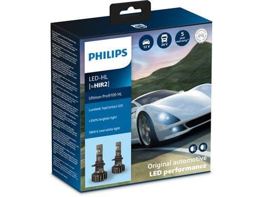Philips Ultinon Pro9100 LED HIR2 12/24V - set