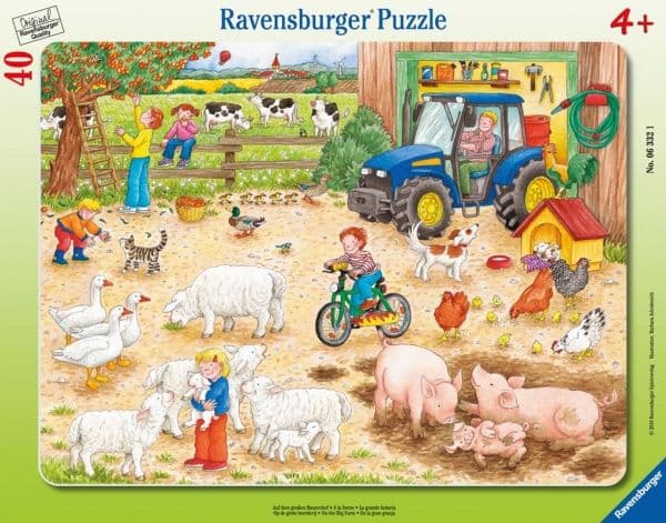 Ravensburger 4005556063321, 40 styck, Djur