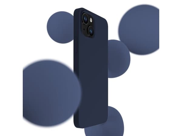 3mk Apple iPhone 15 Plus - silikonetui Dark Navy