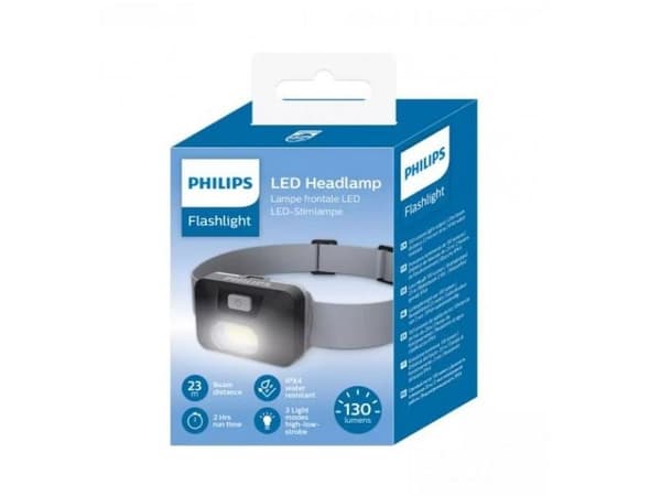 Philips - Hodelykt - LED - 3-modus