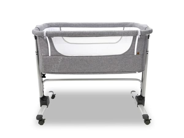 Asalvo Bed Side Crib Fold, Grå