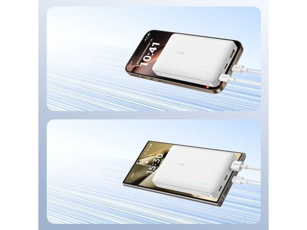 Baseus EnerFill FP21 10000 mAh 22.5W USB-A USB-C balta