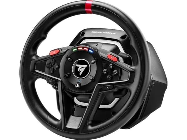 Thrustmaster T128 PS5/PS4/PC ohjauspyörä (4160781) + TH8S-vipu (4060256)