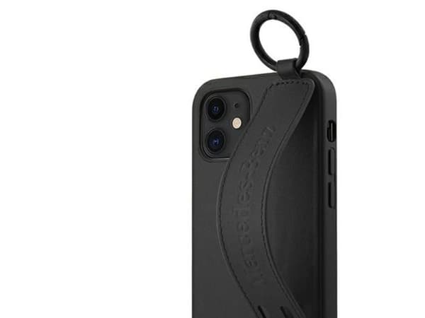Mercedes Strap Line-etui til iPhone 12 mini - svart