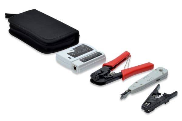 Digitus DN-94022, Musta, Harmaa, Punainen, Kiina
