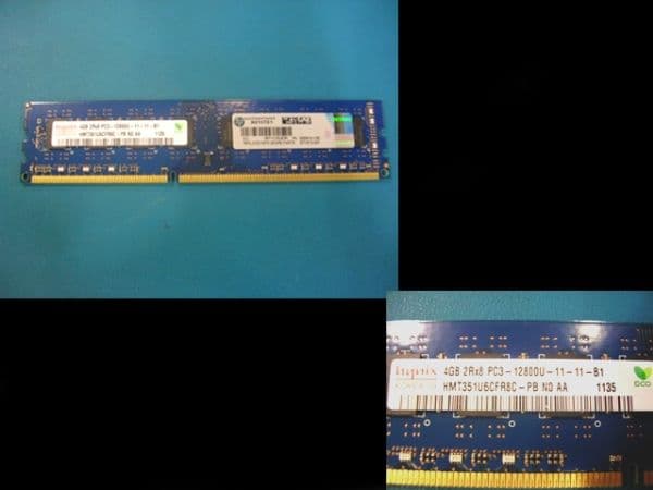 4 GB PC3-12800 DIMM