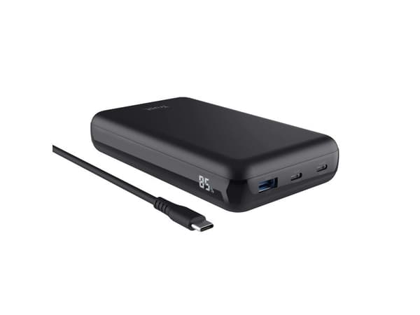 Trust Laro, Quick Charge 3.0, 100 W, musta