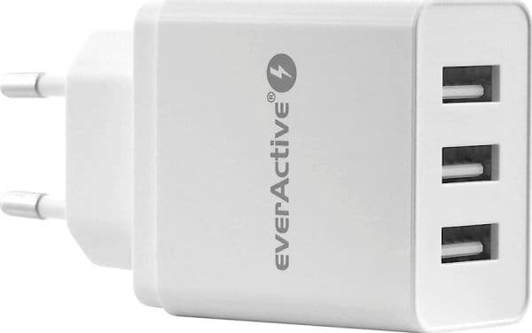 Everactive SC-300, Innendørs, DC, 5 V, 3,4 A, Hvit