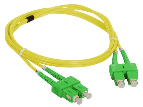 Alantec fiberpatchkabel SC/APC-SC/APC duplex SM 9/125 2,0 m