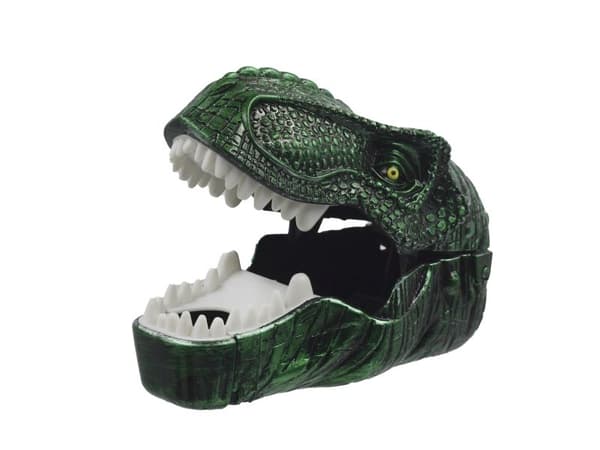 Dino head press & go med bil, 2 varianter