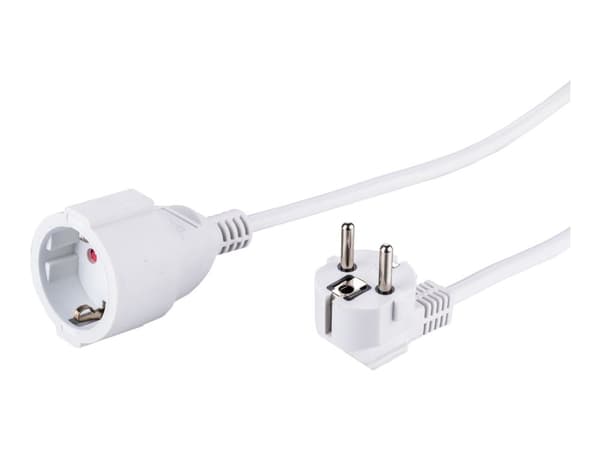 Power Cable Extension Schuko  5m CEE 7/7 - CEE 7/4,