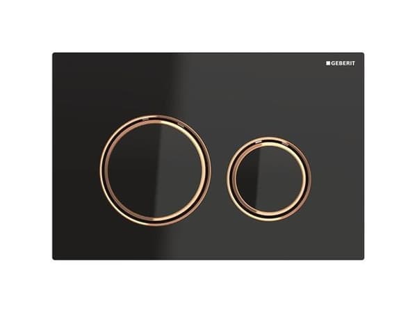 Manöverplatta Sigma 50 rödguld, svart