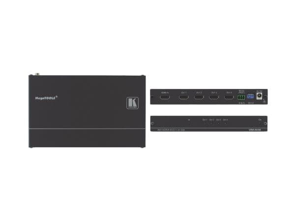 Kramer VM-4H2 - Video/lyd-splitter - 4 x HDMI - stasjonær