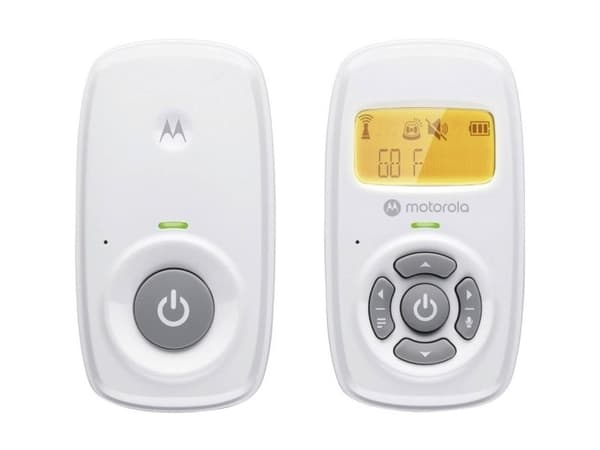 Motorola AM24, DECT-babytelefon, 300 m, Hvit, Rav, Batteri