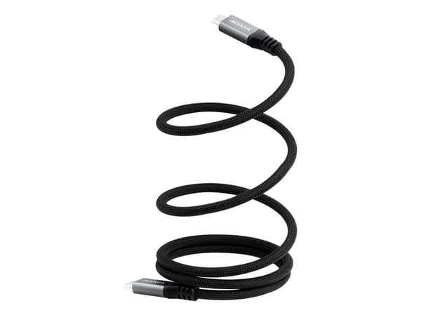 ADATA - USB-kabel - USB-C (hann) til USB-C (hann) - USB / USB 2.0 / USB 3.2 Gen 2 - 5 A - 1 m - magnetisk - svart
