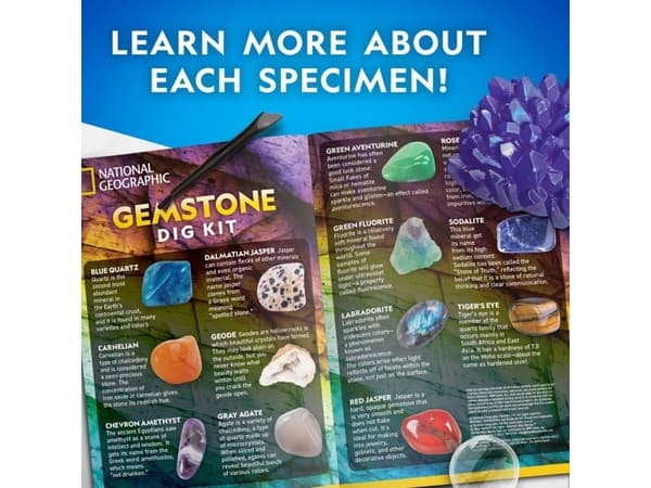 National Geographic Jumbo Gemstone Dig Kit