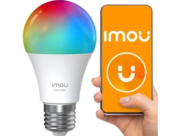 Imou B5 bulb, Älylamppu, Valkoinen, Wi-Fi/Bluetooth, LED, E27, Multi