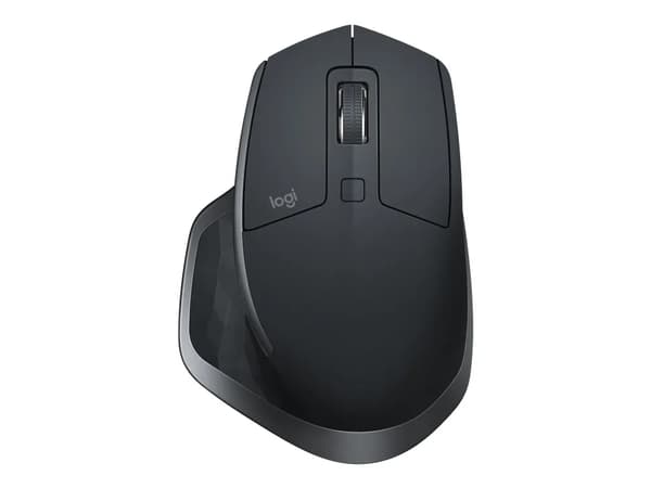 Logitech MX Master 2S - Mus - laser - 7 knapper - trådløs - KUN Bluetooth, ingen USB-mottaker - grafitt